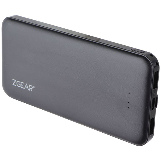 ZGear (10,000mAh) Slim Power Bank with Dual Charging Ports - Black Cell Phone - Chargers & Cradles ZGEAR - Simple Cell Bulk Wholesale Pricing - USA Seller