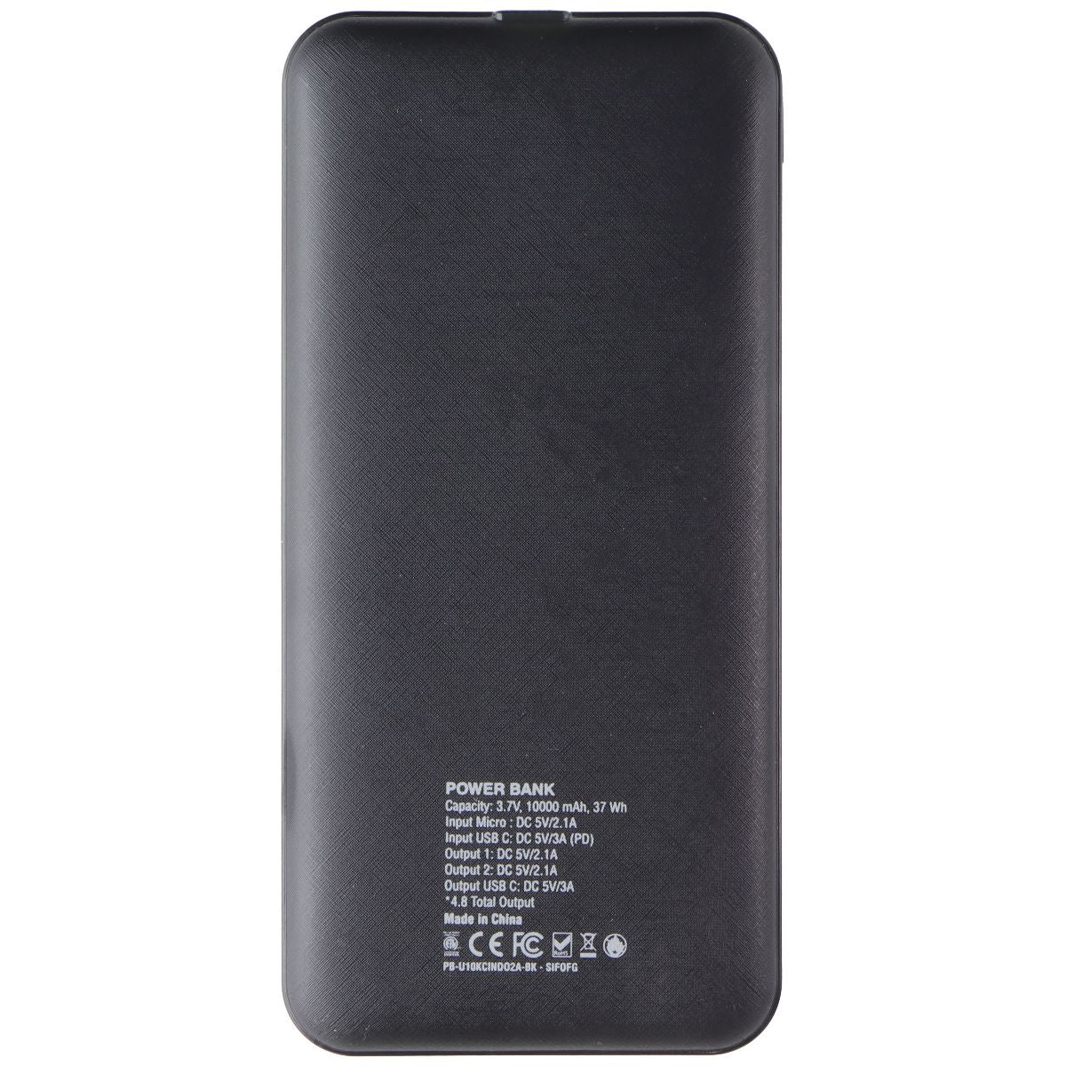 ZGear (10,000mAh) Slim Power Bank with Dual Charging Ports - Black Cell Phone - Chargers & Cradles ZGEAR - Simple Cell Bulk Wholesale Pricing - USA Seller