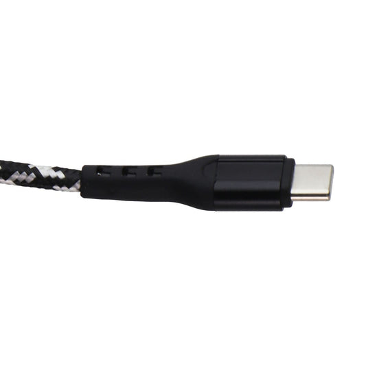 ZGEAR 10FT USB-C to Lightning 8-pin Braided Cable - Black / Silver Cell Phone - Cables & Adapters ZGEAR - Simple Cell Bulk Wholesale Pricing - USA Seller