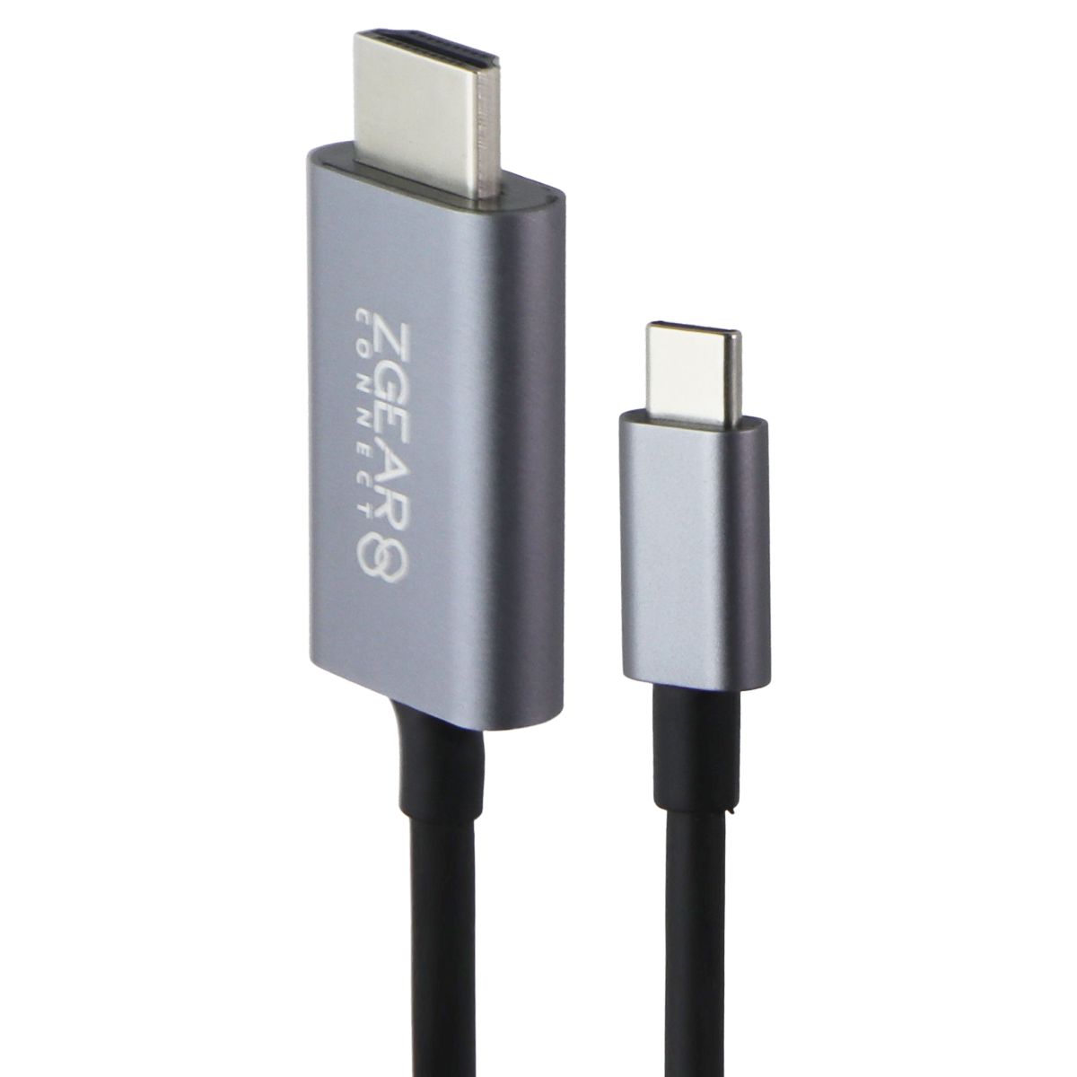 ZGEAR (6-Ft) HMDI to USB-C Video/Monitor Cable - Black TV, Video & Audio Accessories - Video Cables & Interconnects ZGEAR - Simple Cell Bulk Wholesale Pricing - USA Seller