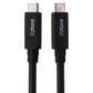 ZipKord (3-ft) USB-C to USB-C Sync & Charge Cable - Black Cell Phone - Cables & Adapters ZipKord    - Simple Cell Bulk Wholesale Pricing - USA Seller