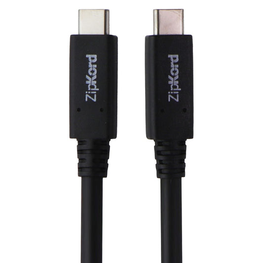 ZipKord (3-ft) USB-C to USB-C Sync & Charge Cable - Black Cell Phone - Cables & Adapters ZipKord - Simple Cell Bulk Wholesale Pricing - USA Seller
