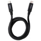 ZipKord (3-ft) USB-C to USB-C Sync & Charge Cable - Black Cell Phone - Cables & Adapters ZipKord - Simple Cell Bulk Wholesale Pricing - USA Seller