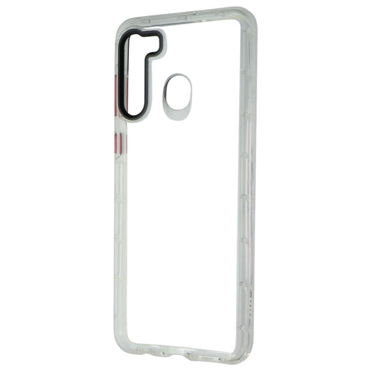 Zizo Surge Series Case with Customizable Buttons for Samsung Galaxy A21 - Clear