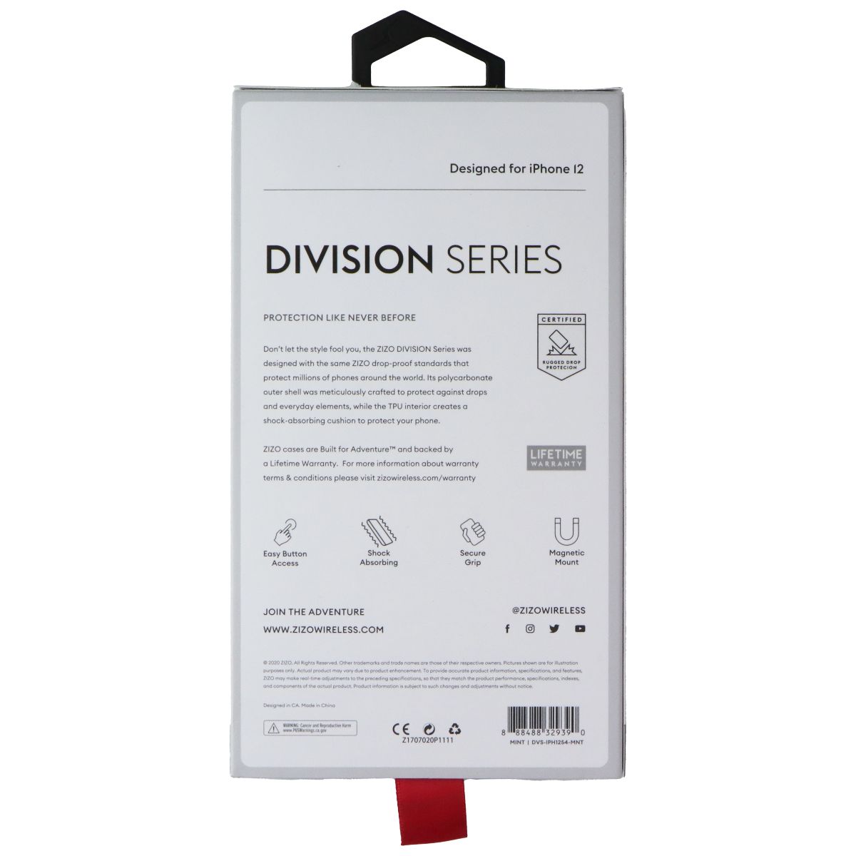 ZIZO Division Series Sleek Modern Case for Apple iPhone 12 Mini - Mint