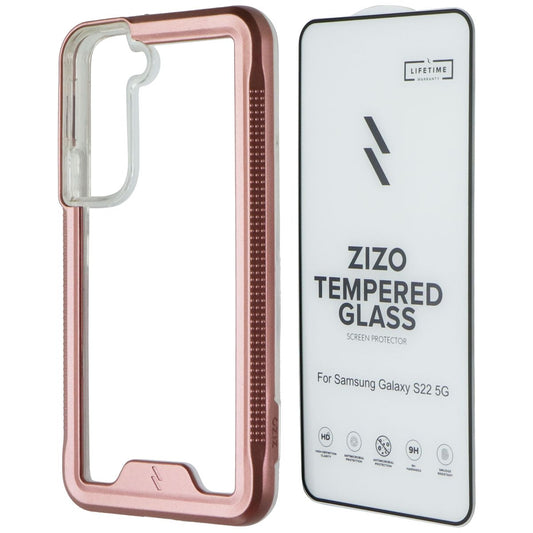 ZIZO Ion Series Case and Screen Protector for Samsung Galaxy S22 (5G) - Rose