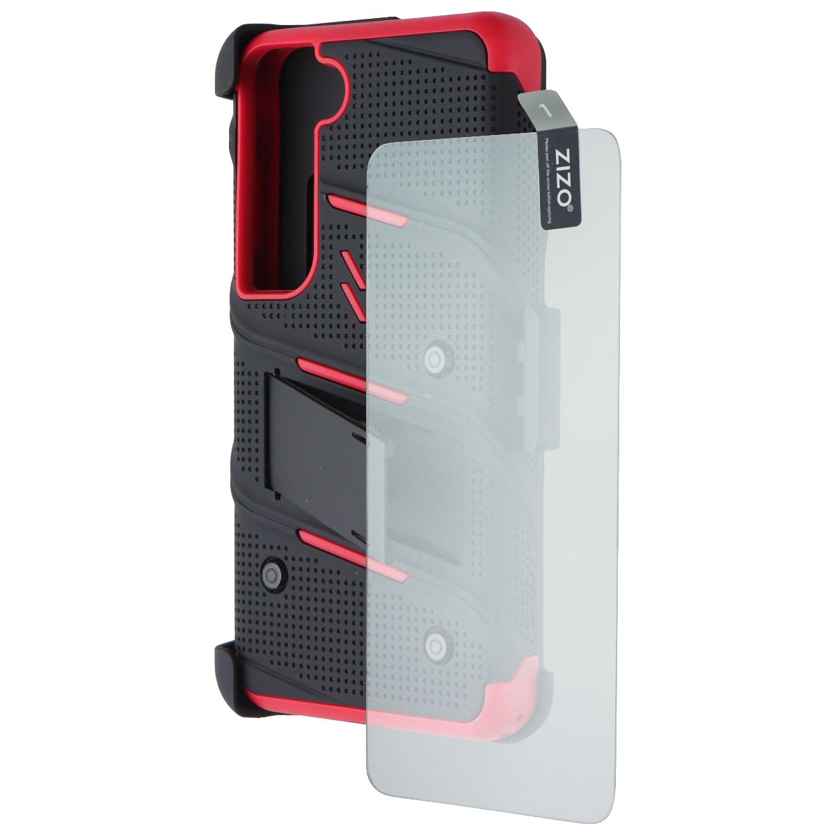 ZIZO Bolt Series Case / Screen / Holster for Samsung Galaxy S23 - Black / Red Cell Phone - Cases, Covers & Skins Zizo - Simple Cell Bulk Wholesale Pricing - USA Seller