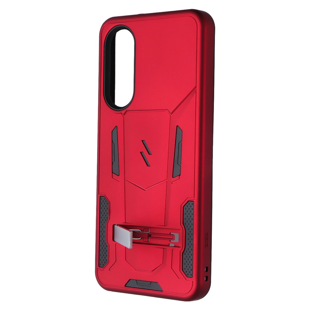 Zizo Transform Series Hard Kickstand Case for Cricket Icon 6 - Red/Black Cell Phone - Cases, Covers & Skins Zizo - Simple Cell Bulk Wholesale Pricing - USA Seller