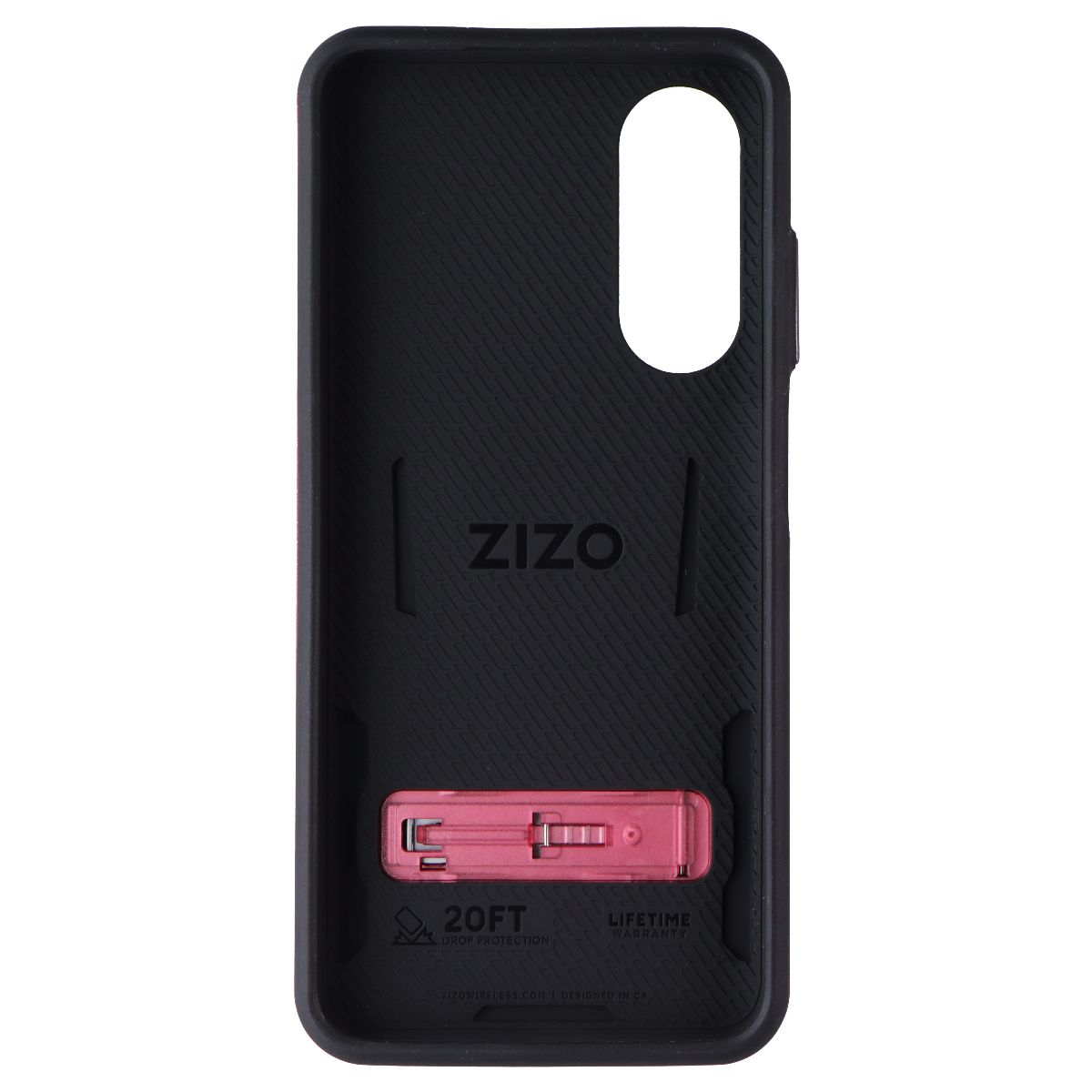 Zizo Transform Series Hard Kickstand Case for Cricket Icon 6 - Red/Black Cell Phone - Cases, Covers & Skins Zizo - Simple Cell Bulk Wholesale Pricing - USA Seller