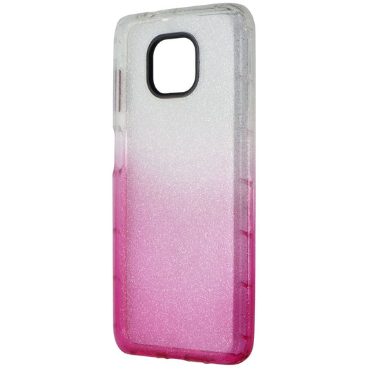 Zizo Surge Series Case for Motorola Moto G Power 2021 - Pink Glitter Fade/Clear