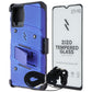 ZIZO Bolt Series Case / Holster / Glass for Samsung Galaxy A12 - Blue Cell Phone - Cases, Covers & Skins Zizo - Simple Cell Bulk Wholesale Pricing - USA Seller