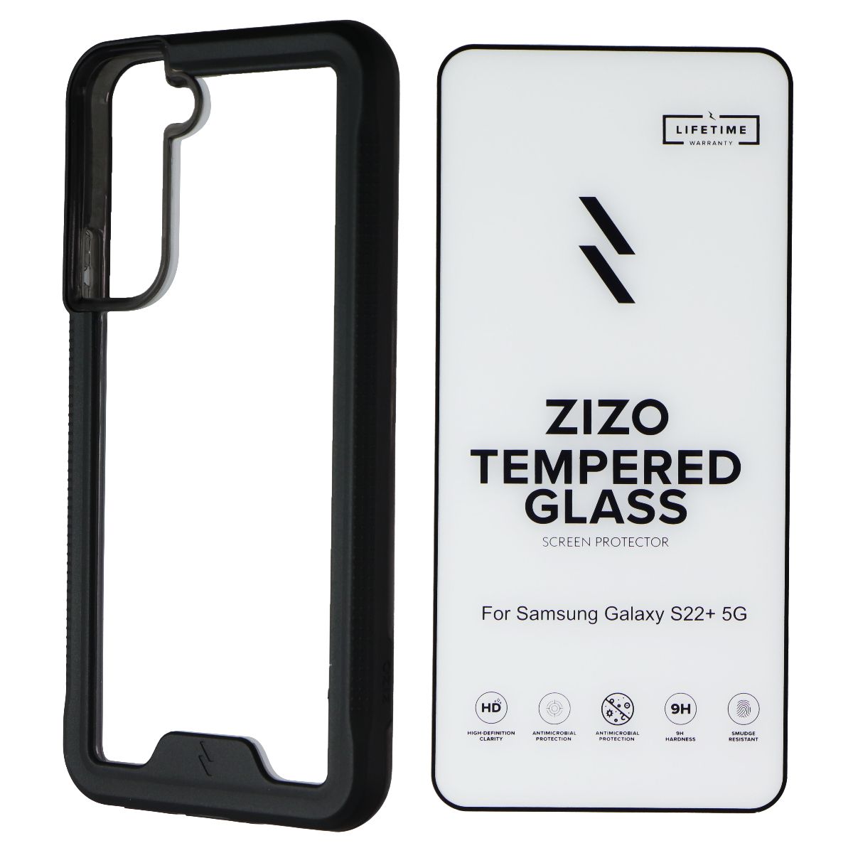 ZIZO ION Series Case and Screen Protector for Samsung Galaxy S22+ (5G) - Black Cell Phone - Cases, Covers & Skins Zizo - Simple Cell Bulk Wholesale Pricing - USA Seller