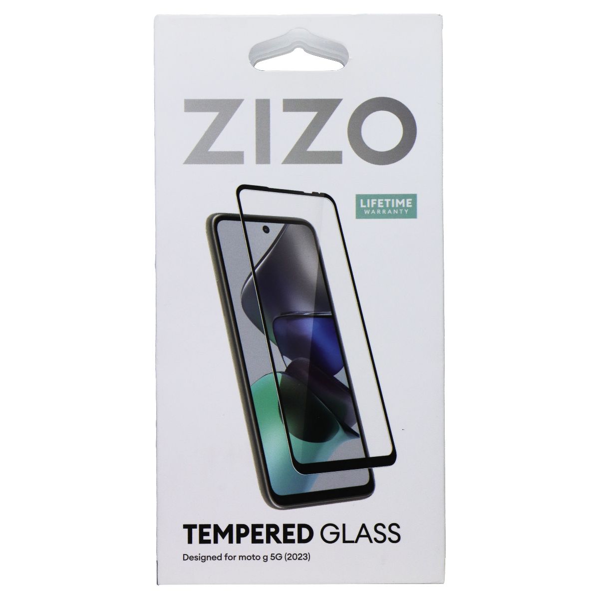 ZIZO Tempered Glass Screen Protector for moto g 5G (2023) - Clear / Black Trim Cell Phone - Screen Protectors Zizo - Simple Cell Bulk Wholesale Pricing - USA Seller