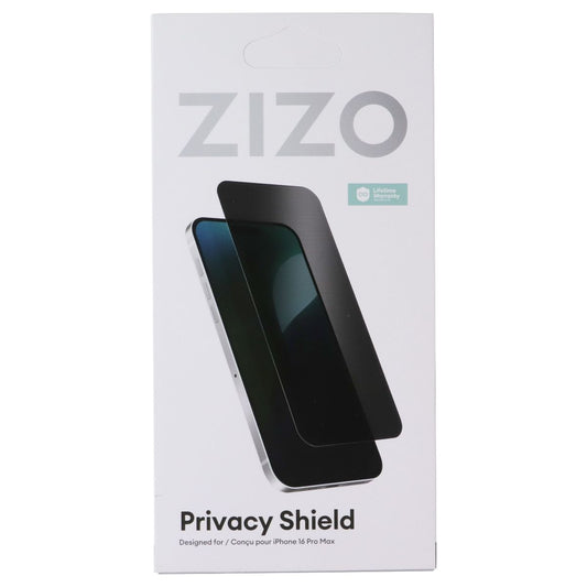 ZIZO PRIVACY Shield Tempered Glass for iPhone 16 Pro Max Smartphones Cell Phone - Screen Protectors Zizo - Simple Cell Bulk Wholesale Pricing - USA Seller