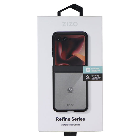 Zizo Refine Series Case for Motorola Razr (2025) - Black/Clear Cell Phone - Cases, Covers & Skins Zizo - Simple Cell Bulk Wholesale Pricing - USA Seller