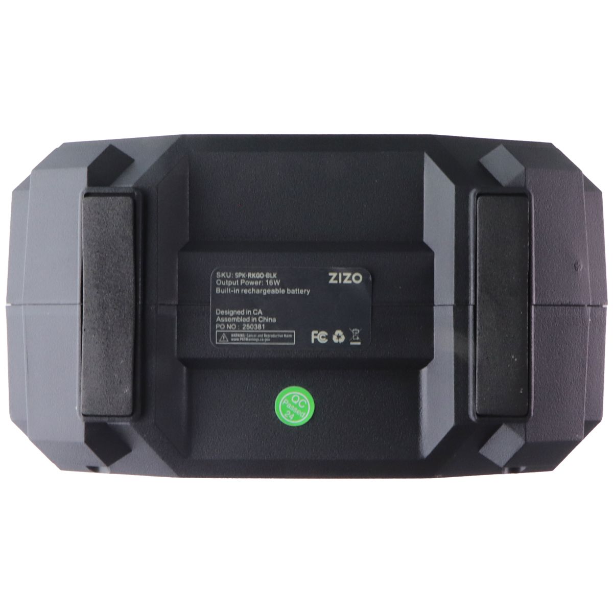 ZIZO ROKR GO Series Portable LED Bluetooth Speaker - Black (SPK-RKGO-BLK) Cell Phone - Audio Docks & Speakers Zizo - Simple Cell Bulk Wholesale Pricing - USA Seller