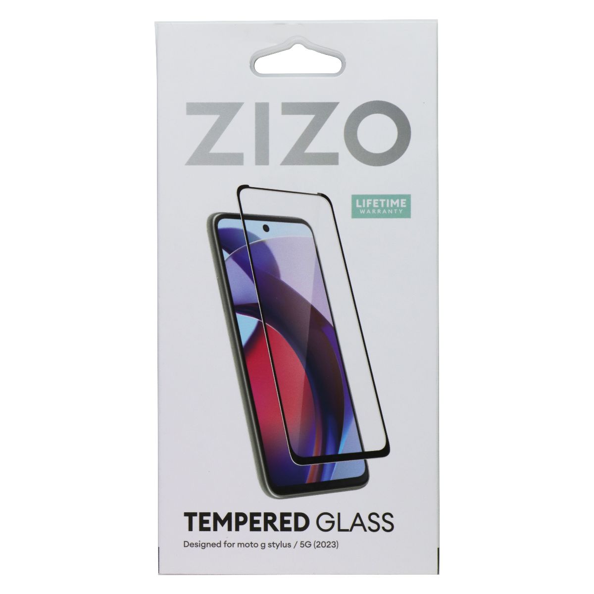 ZIZO Tempered Glass Screen Protector for moto g Stylus (2023) - Black Trim Cell Phone - Screen Protectors Zizo - Simple Cell Bulk Wholesale Pricing - USA Seller