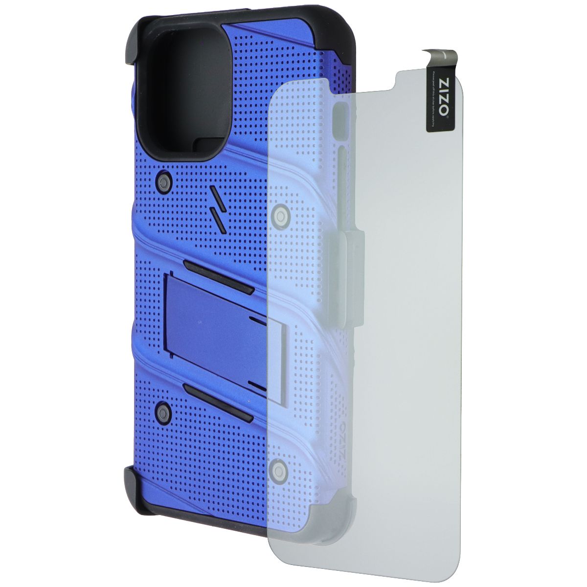 ZIZO Bolt Series Case / Screen / Holster for Apple iPhone 13 Pro Max - Blue Cell Phone - Cases, Covers & Skins Zizo - Simple Cell Bulk Wholesale Pricing - USA Seller