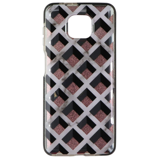 Zizo Divine Series Case for Motorola Moto G Power (2021) - Pink/Silver Geo