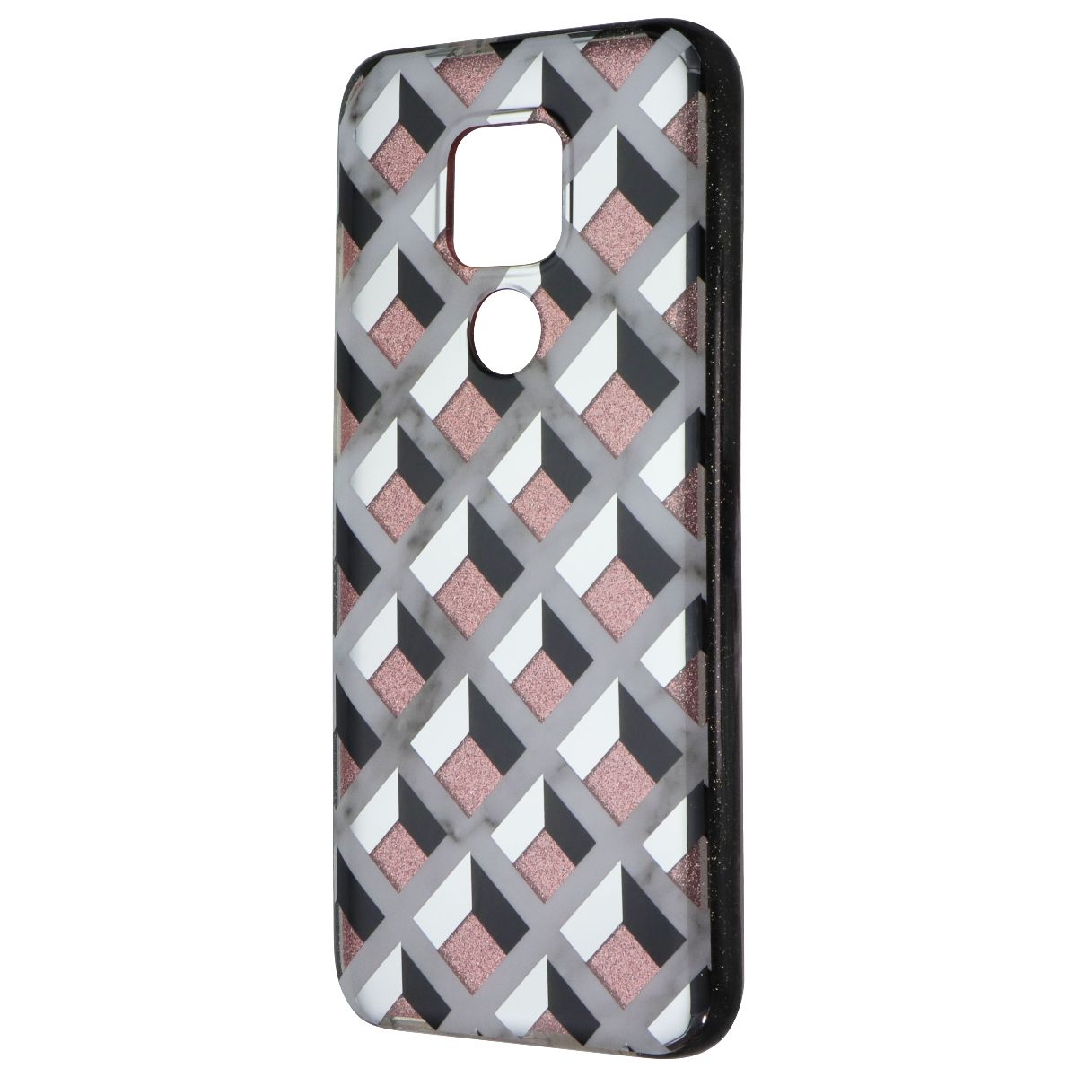 Zizo Divine Series Case for Motorola Moto G Play (2021) - Pink/Silver Geo Cell Phone - Cases, Covers & Skins Zizo - Simple Cell Bulk Wholesale Pricing - USA Seller