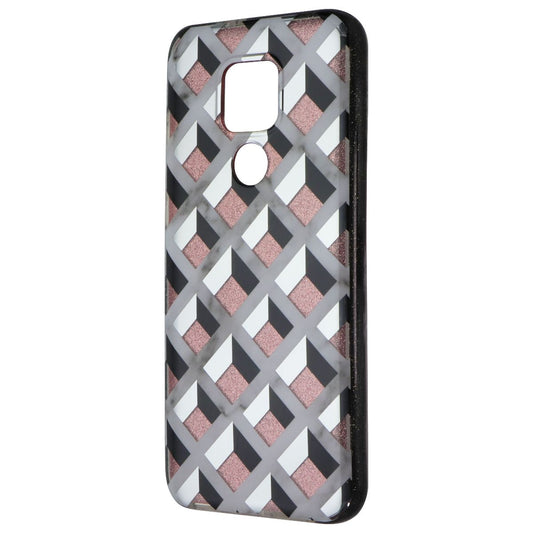 Zizo Divine Series Case for Motorola Moto G Play (2021) - Pink/Silver Geo Cell Phone - Cases, Covers & Skins Zizo - Simple Cell Bulk Wholesale Pricing - USA Seller
