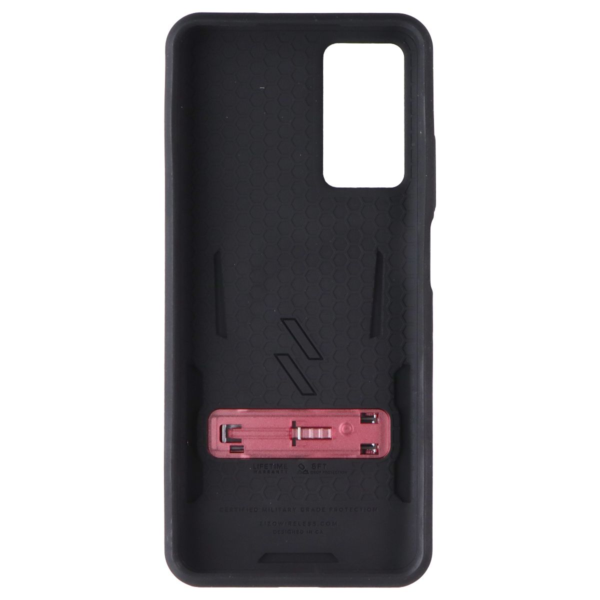 ZIZO Transform Series Case with Kickstand for Cricket Outlast - Red / Black Cell Phone - Cases, Covers & Skins Zizo - Simple Cell Bulk Wholesale Pricing - USA Seller