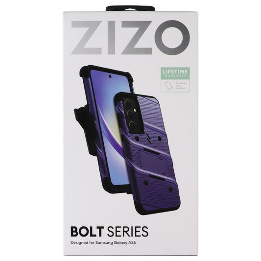 ZIZO Bolt Series Case / Holster / Tempered Glass for Samsung Galaxy A35 Blue Cell Phone - Cases, Covers & Skins Zizo - Simple Cell Bulk Wholesale Pricing - USA Seller
