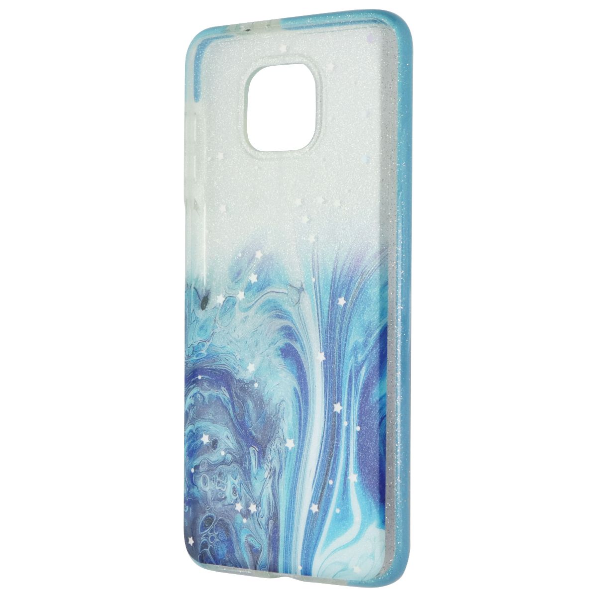 Zizo Divine Series Hard Case for Moto G Power (2021) - Blue Swirl/Star Glitter Cell Phone - Cases, Covers & Skins Zizo - Simple Cell Bulk Wholesale Pricing - USA Seller