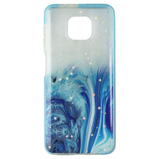Zizo Divine Series Hard Case for Moto G Power (2021) - Blue Swirl/Star Glitter Cell Phone - Cases, Covers & Skins Zizo - Simple Cell Bulk Wholesale Pricing - USA Seller