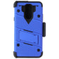 Zizo Bolt Series Case / Glass / Holster for LG Harmony 3 / K40 / Solo - Blue Cell Phone - Cases, Covers & Skins Zizo - Simple Cell Bulk Wholesale Pricing - USA Seller