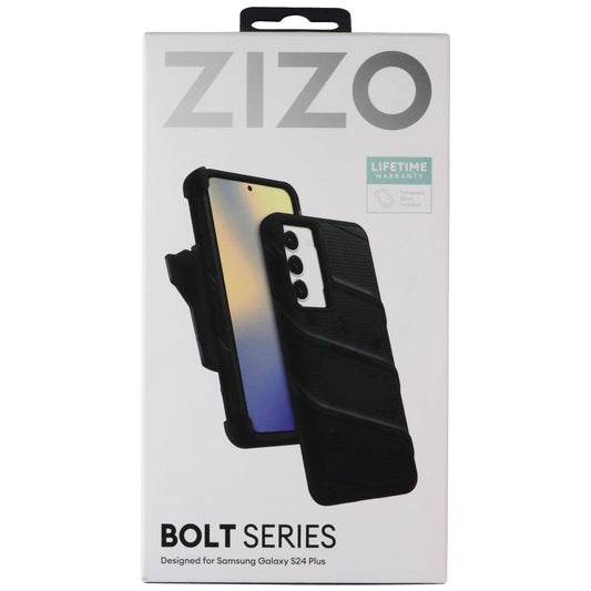 ZIZO BOLT Series Case/Holster/Glass for Samsung Galaxy S24+ (Plus) - Black