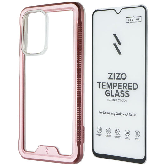 ZIZO Ion Series Case and Glass for Samsung Galaxy A23 (5G) - Rose Gold / Clear Cell Phone - Cases, Covers & Skins Zizo - Simple Cell Bulk Wholesale Pricing - USA Seller
