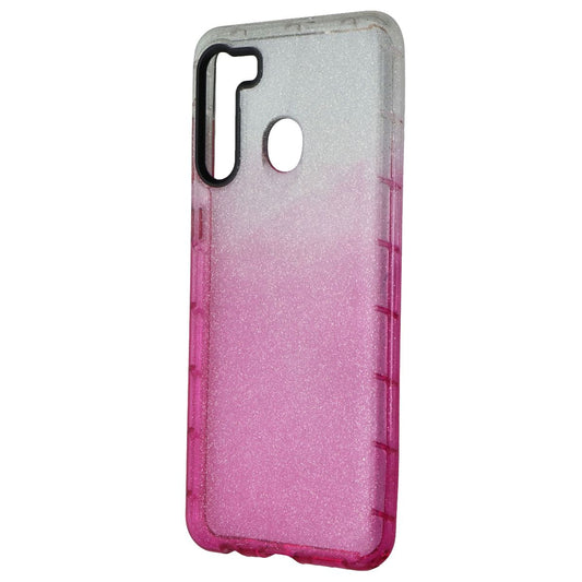 Zizo Surge Series Case for Samsung Galaxy A21 - Pink Glitter Cell Phone - Cases, Covers & Skins Zizo - Simple Cell Bulk Wholesale Pricing - USA Seller