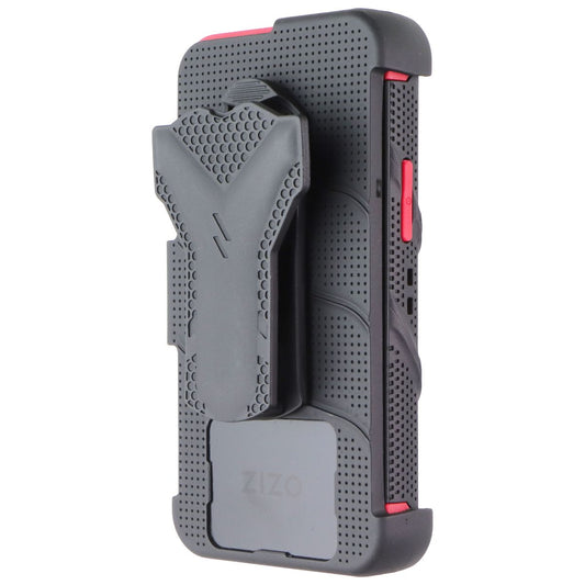 ZIZO Bolt Series Case / Holster / Glass for Apple iPhone 12 Mini - Black/Red Cell Phone - Cases, Covers & Skins Zizo - Simple Cell Bulk Wholesale Pricing - USA Seller