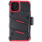ZIZO Bolt Series Case / Holster / Glass for Apple iPhone 12 Mini - Black/Red Cell Phone - Cases, Covers & Skins Zizo - Simple Cell Bulk Wholesale Pricing - USA Seller