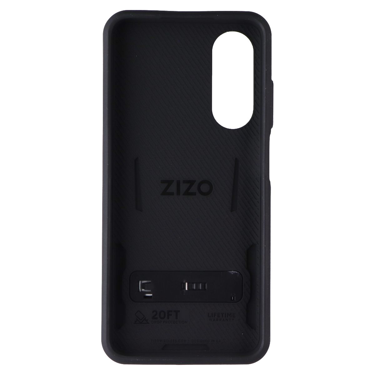 ZIZO Transform Series Case with Kickstand for Cricket Icon 6 - Black Cell Phone - Cases, Covers & Skins Zizo - Simple Cell Bulk Wholesale Pricing - USA Seller