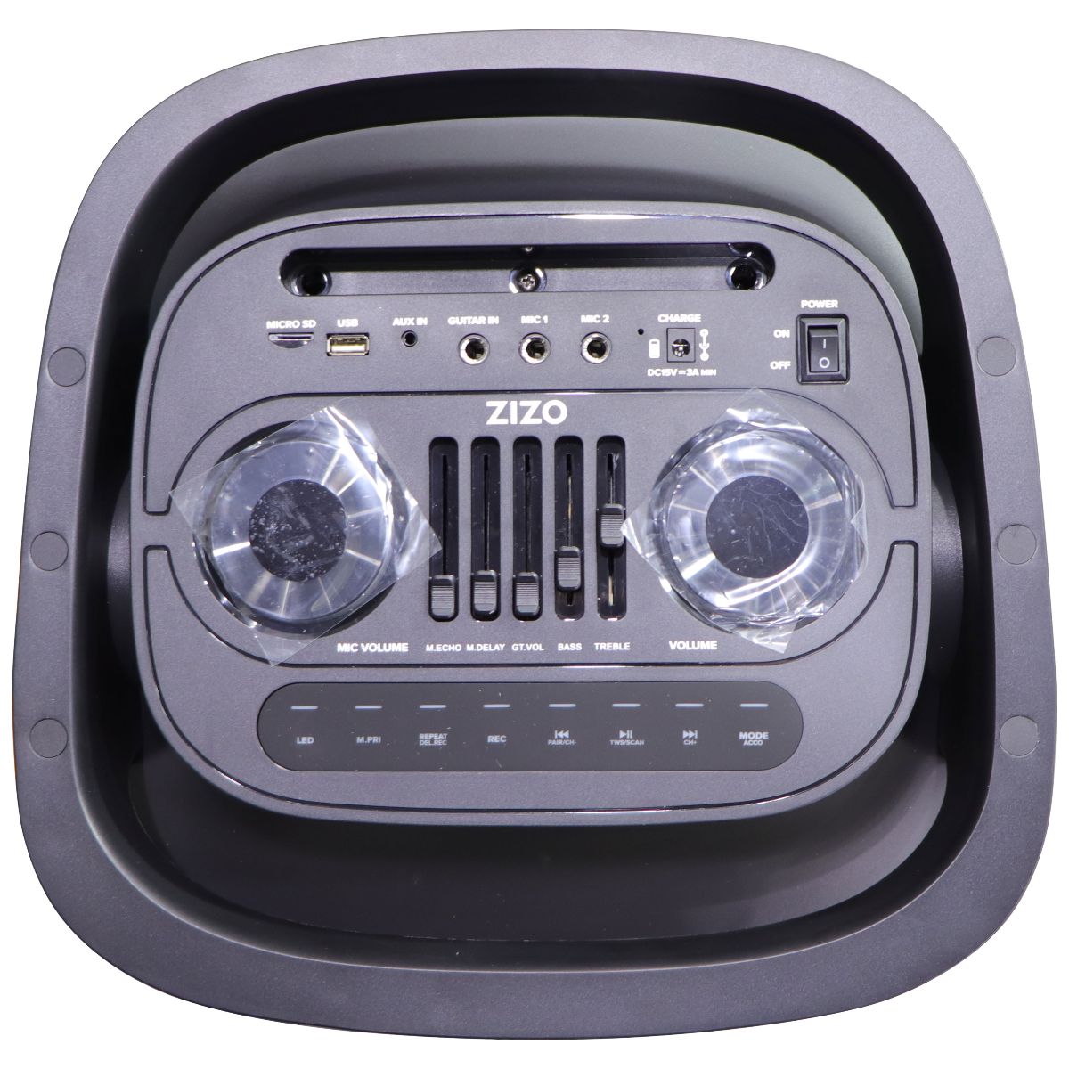 ZIZO Boom Z11 100W Party Wireless Speaker with Microphone & Remote - Black Home Multimedia - Home Speakers & Subwoofers Zizo - Simple Cell Bulk Wholesale Pricing - USA Seller
