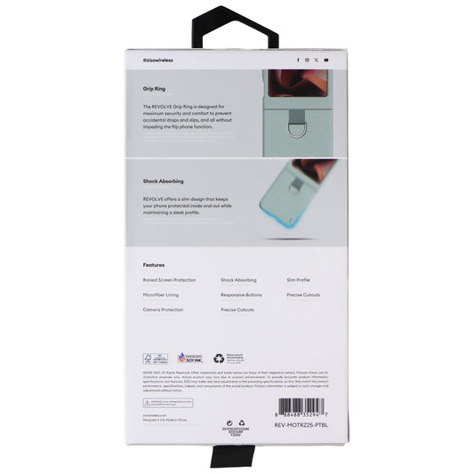 ZIZO Revolve Series Case for Motorola Razr (2025) - Pastel Blue Cell Phone - Cases, Covers & Skins Zizo - Simple Cell Bulk Wholesale Pricing - USA Seller