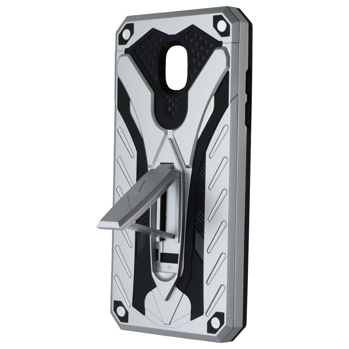 Zizo Static Series Case for Samsung Galaxy Prime 3 / J3 2018 - Silver / Black