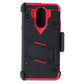 Zizo Bolt Series Case / Glass / Holster for LG Harmony 3/K40/Solo - Black/Red Cell Phone - Cases, Covers & Skins Zizo - Simple Cell Bulk Wholesale Pricing - USA Seller
