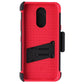 Zizo Bolt Series Case / Glass / Holster for LG Harmony 3/K40/Solo - Black/Red Cell Phone - Cases, Covers & Skins Zizo - Simple Cell Bulk Wholesale Pricing - USA Seller