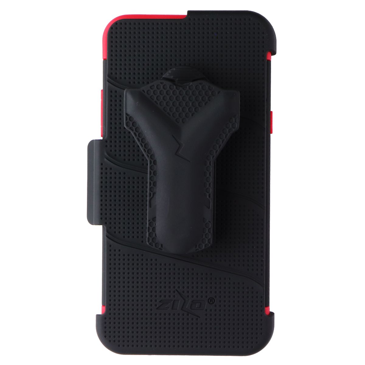 Zizo Bolt Series Case / Glass / Holster for LG Harmony 3/K40/Solo - Black/Red Cell Phone - Cases, Covers & Skins Zizo - Simple Cell Bulk Wholesale Pricing - USA Seller