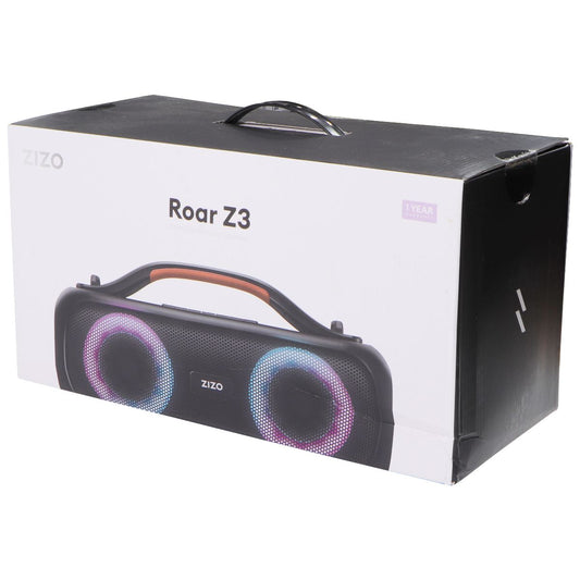 Zizo (40W) Roar Z3 LED (RGB) Portable Wireless Speaker - Black iPod, Audio Player Accessories - Audio Docks & Mini Speakers Zizo - Simple Cell Bulk Wholesale Pricing - USA Seller
