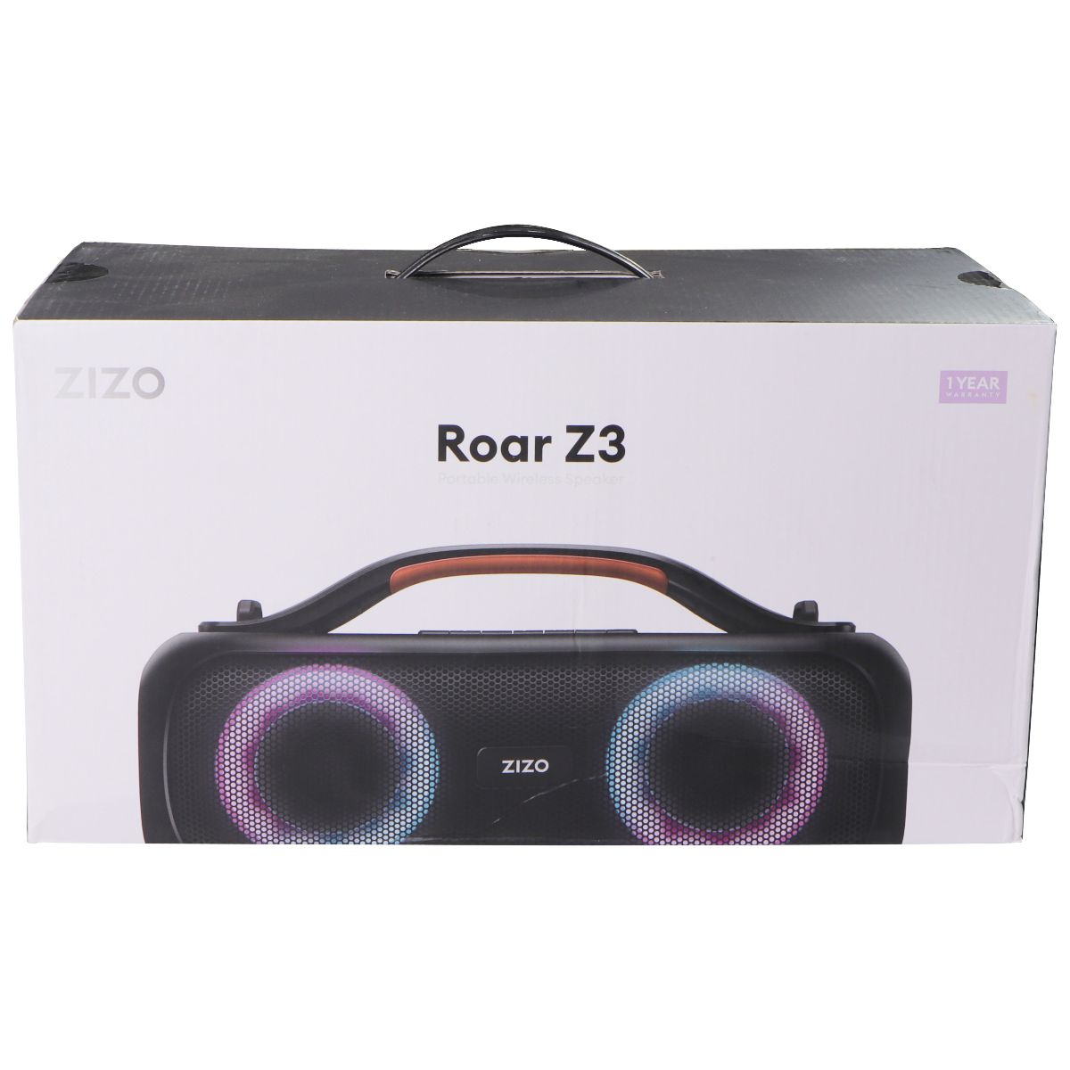 Zizo (40W) Roar Z3 LED (RGB) Portable Wireless Speaker - Black iPod, Audio Player Accessories - Audio Docks & Mini Speakers Zizo - Simple Cell Bulk Wholesale Pricing - USA Seller