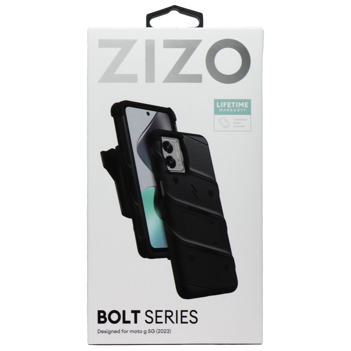Zizo BOLT Series Case and Holster for Motorola Moto G 5G (2023) - Black Cell Phone - Cases, Covers & Skins Zizo - Simple Cell Bulk Wholesale Pricing - USA Seller