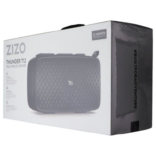 ZIZO Thunder T12 Wireless Bluetooth Speaker - Black Home Multimedia - Home Speakers & Subwoofers Zizo    - Simple Cell Bulk Wholesale Pricing - USA Seller