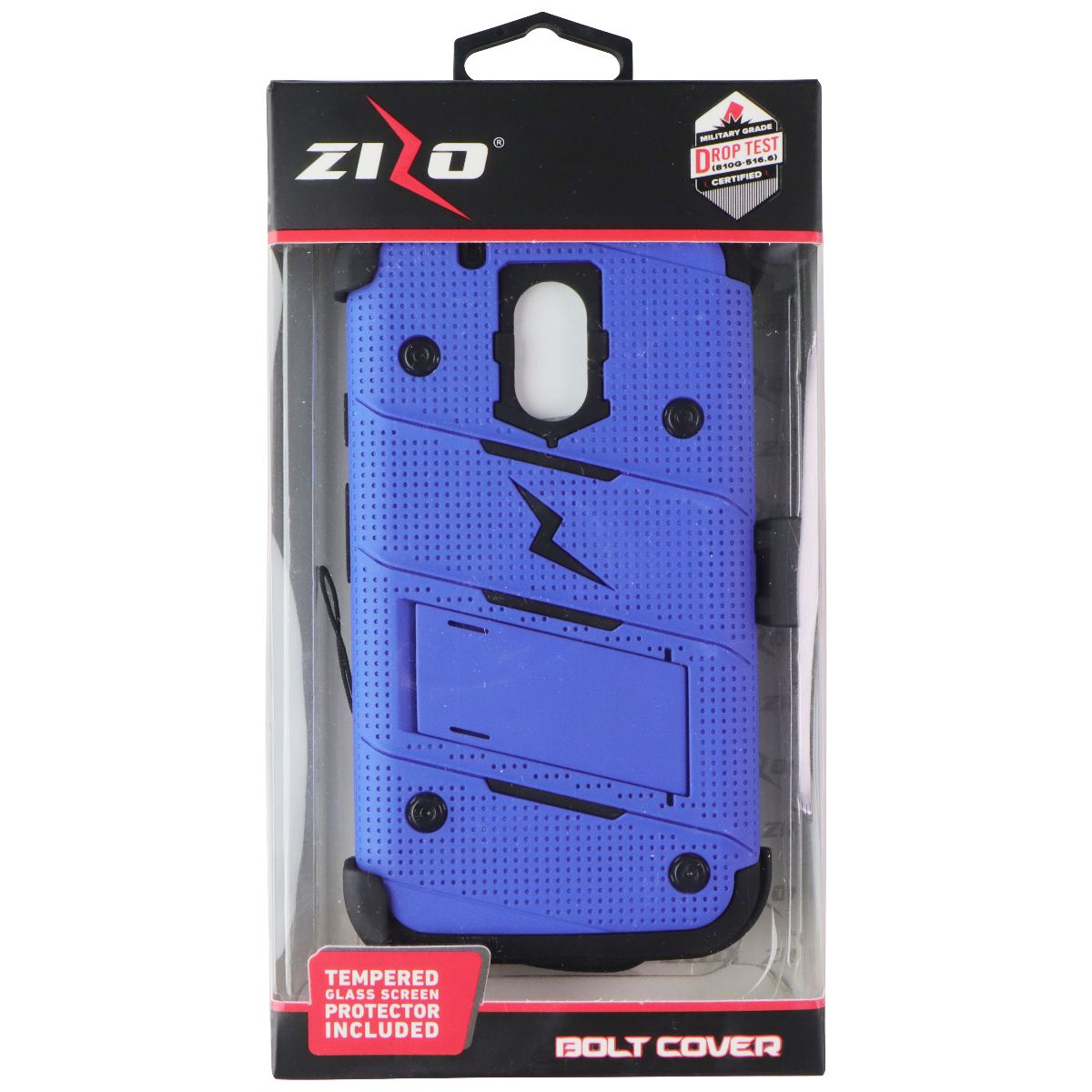 ZIZO Bolt Series Case and Holster for Motorola Moto G4 Play - Blue/Black Cell Phone - Cases, Covers & Skins Zizo - Simple Cell Bulk Wholesale Pricing - USA Seller