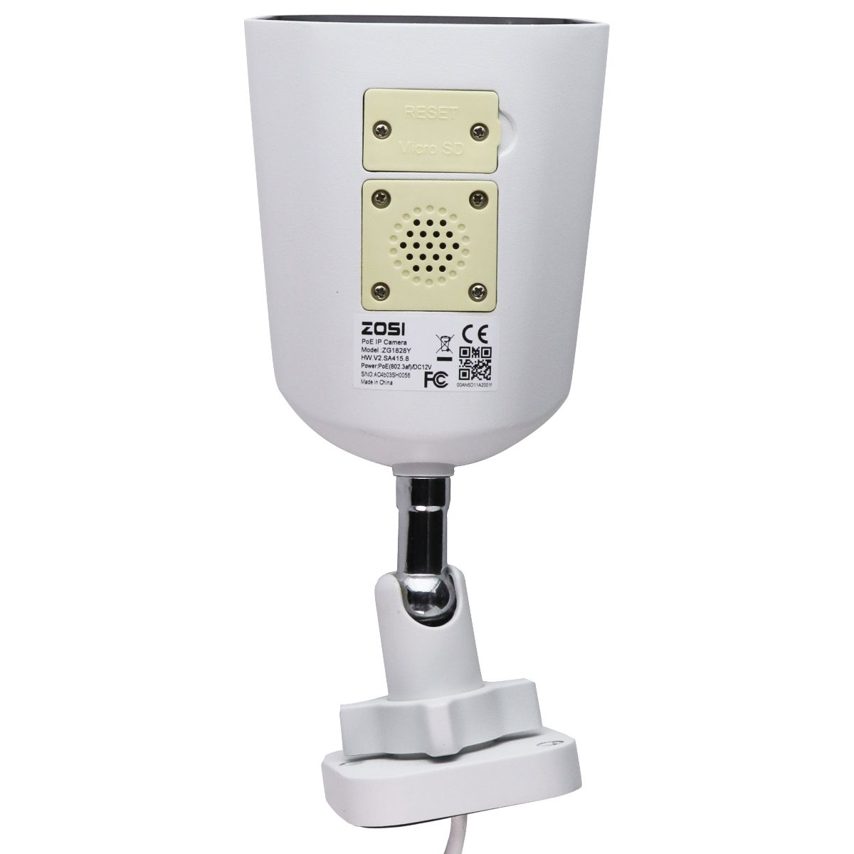 ZOSI 4K PoE 8MP Weatherproof Add-on Wired Security Camera (ZG1828Y) Home Surveillance - Security Cameras ZOSI - Simple Cell Bulk Wholesale Pricing - USA Seller