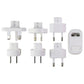 Belkin (12W/2.4A) Global Travel Kit Single USB Wall Charger (6 Adapters) - White Cell Phone - Chargers & Cradles Belkin - Simple Cell Bulk Wholesale Pricing - USA Seller