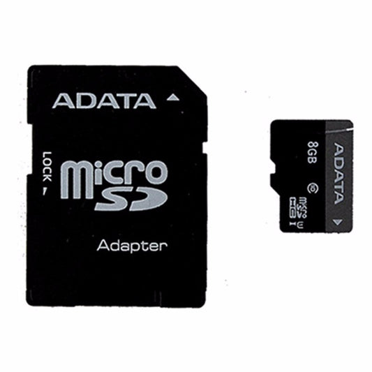 ADATA Premier 8GB microSDHC/SDXC UHS-I U1 Memory Card with Adapter Digital Camera - Memory Cards ADATA    - Simple Cell Bulk Wholesale Pricing - USA Seller